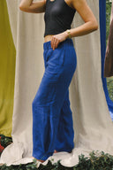 Crescent Moon Pants (Updated) in Kingfisher Blue