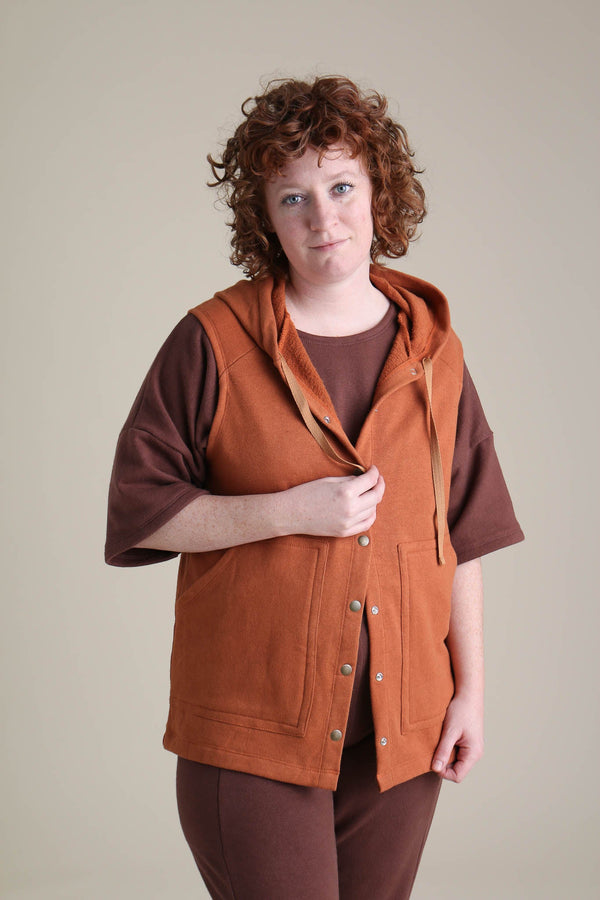 Wilder Vest in Rust