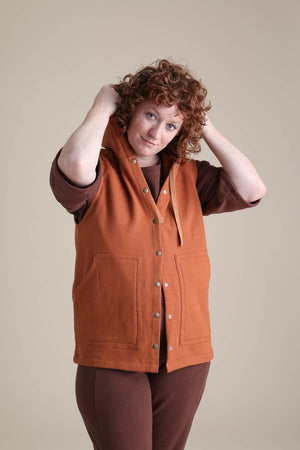 Wilder Vest in Rust