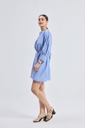 Oversized Tunic Dress with Optional Belt