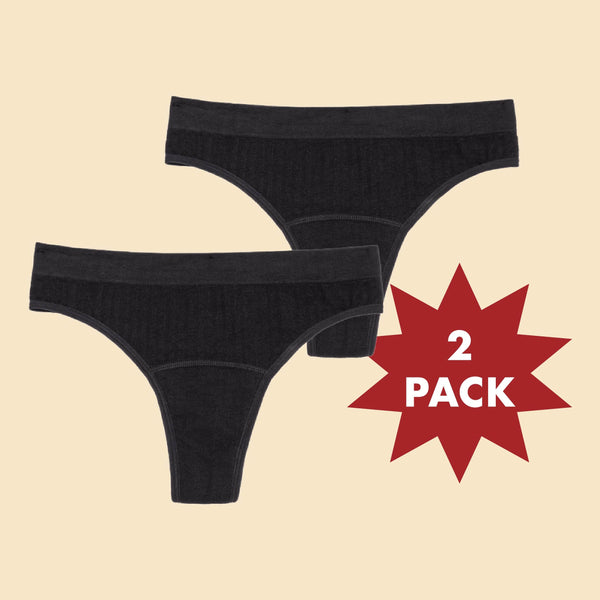 The Thong Period. in Sporty Stretch For Light Flows