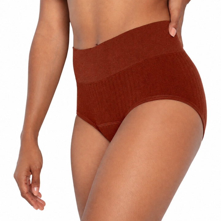 The High Waisted Period. in Sporty Stretch For Heavy Flows