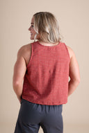 Classic Tank in Red Check