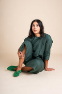 Ranch Jumpsuit in Spruce