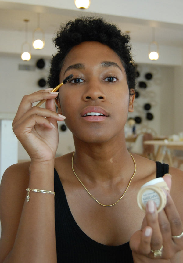 Black Vegan Zero-Waste Mascara