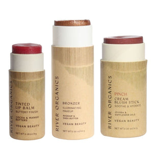 Lip + Highlighter + Blush Set