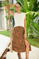 Avery Skirt in Zebra Spice