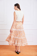 Colette Skirt in Poppy Garden