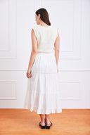 Colette Skirt in Off White