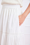 Colette Skirt in Off White