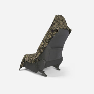 Car Seat Cover Towel: Heritage Palm Black and Tan