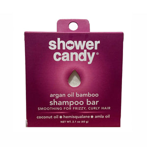 Argan Oil Bamboo Shampoo Bar – Smoothing Solid Shampoo for Frizzy and Curly Hair