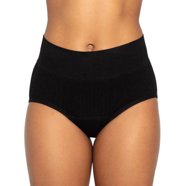 The High Waisted Period. in Sporty Stretch For Heavy Flows
