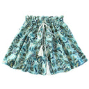 SEKAR Floral Batik Skorts In Sea Blue