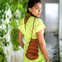 SHELL Handwoven Wire Bag In Copper