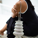 SHELL Handwoven Wire Bag In Silver