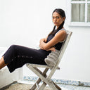 SHELL Handwoven Wire Bag In Silver