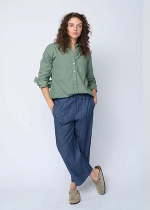Shore Pant - Chambray Dark Denim Wash