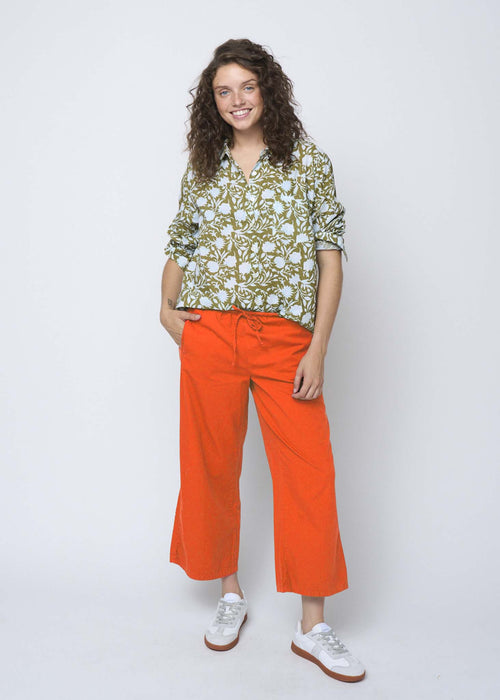 Shore Pant - Papaya Twill