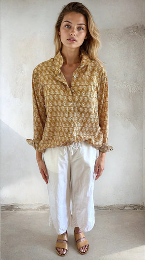 Shore Pant - Natural Twill