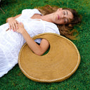 SOLO COCCO Jute Bag With Gold Chain