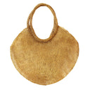 SOL Mesh Wire Tote Bag in Dark Gold