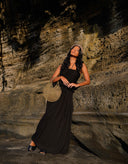 SOL Mesh Wire Tote Bag in Dark Gold