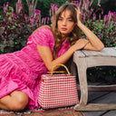 SRIKANDI Ruffle Dress In Guava Pink