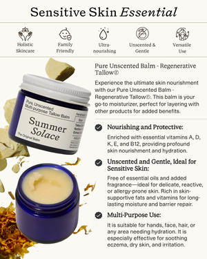 Pure Unscented – Slow Body Care® Set with Regenerative Tallow®