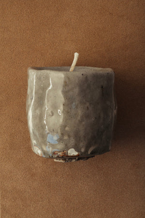 Souchong Debut Earthen Tallow Candle – Fog-Glazed Regional Clay 4 oz