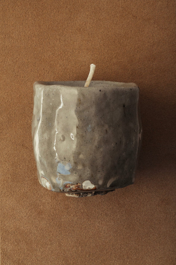 Souchong Debut Earthen Tallow Candle – Fog-Glazed Regional Clay 4 oz