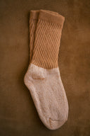 Organic Cotton Socks in Buffalo Brown 3-pack