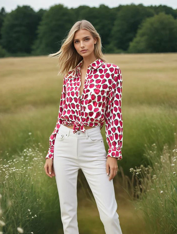 Good Boyfriend Shirt - Strawberry