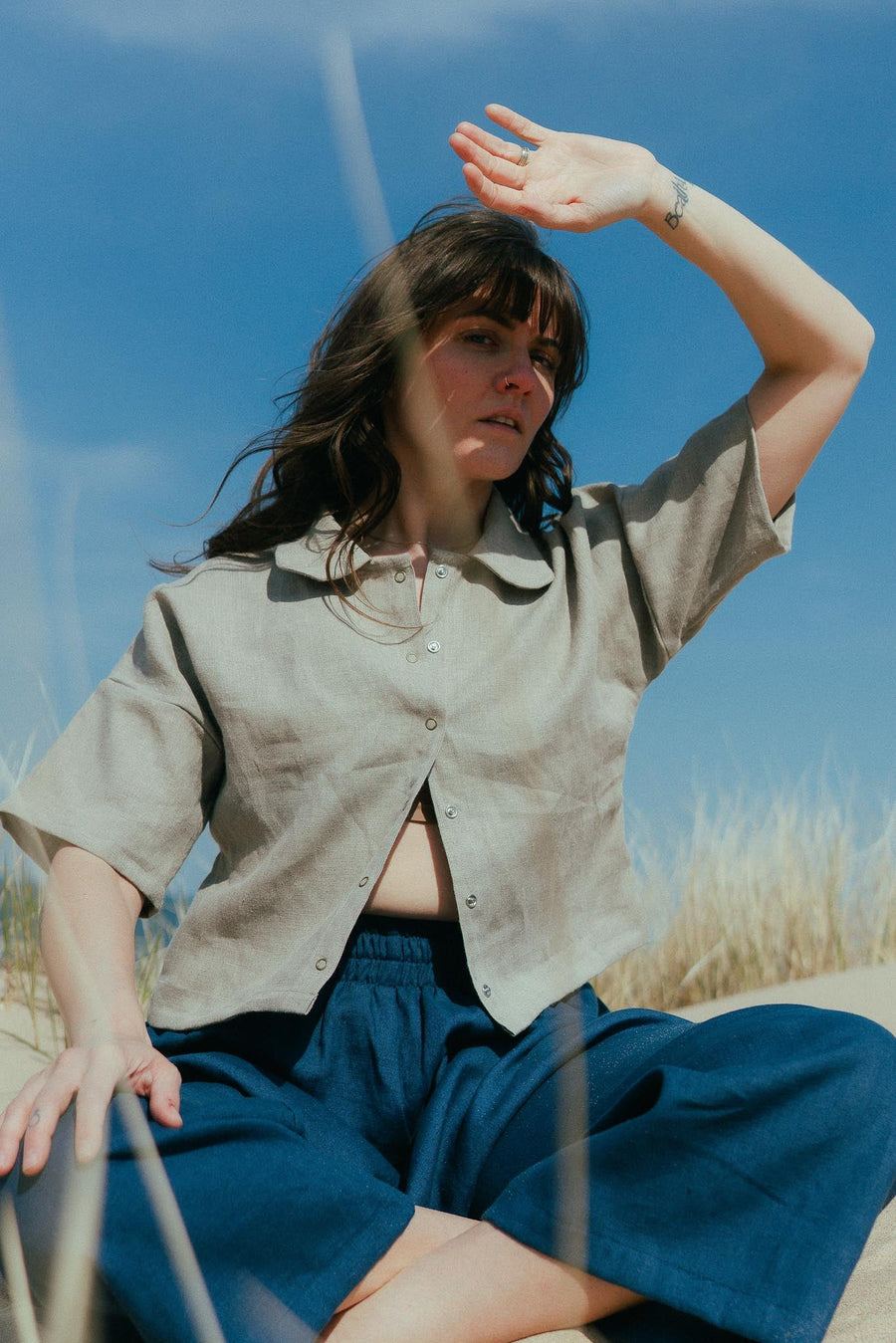 Ruthie Top in Pebble