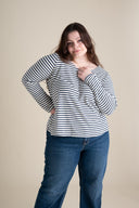 Riverside Scoop Top in Coastal