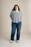Riverside Scoop Top in Coastal