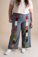 Sunset Pants in Gray Chambray