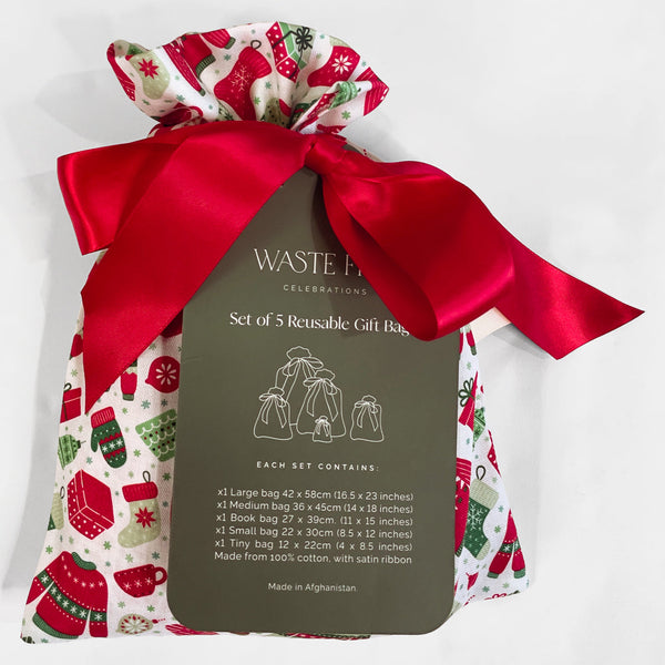 Scandi Lusekofte (Reusable Gift Bag Set)