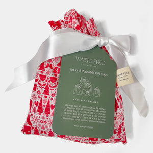 Scandi Rensdyr (Reusable Gift Bag Set)