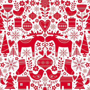 Scandi Rensdyr (Reusable Gift Bag Set)