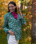 Good Boyfriend Shirt - Devon Floral Green