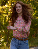 Good Boyfriend Shirt - Devon Floral Dahlia