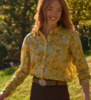 Good Boyfriend Shirt - Devon Floral Sunshine