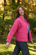Countryside Quilted Jacket - Neon Pink PRE-ORDER
