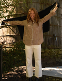 Good Boyfriend Shirt - Tuscan Stripe Chocolate