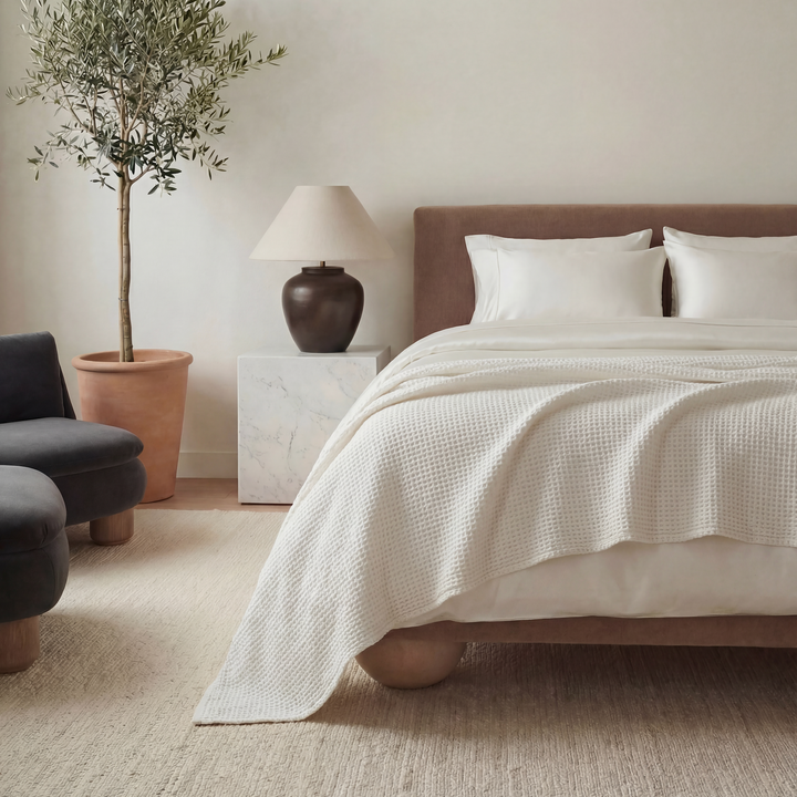 Blissful CleanBamboo® Waffle Throw Blanket