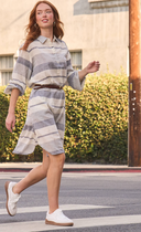 Good Boyfriend ShirtDress - Yarn Dye Stripe