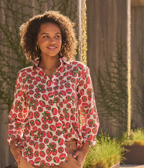 Good Boyfriend Shirt - Tomato