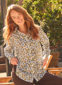 Good Boyfriend Shirt - Darlington Floral Bluebird
