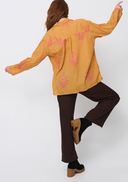 Relaxed Boyfriend Shirt - Cameo Floral Overdye Fawn